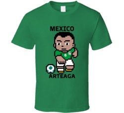 Gerardo Arteaga Mexico World Cup 2022 Tecmo Player T Shirt