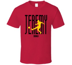Jeremy Doku Belgium World Cup 2022 T Shirt