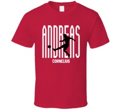 Andreas Cornelius Denmark World Cup 2022 T Shirt