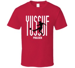 Yussuf Poulsen Denmark World Cup 2022 T Shirt