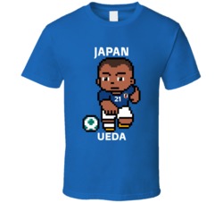 Ayase Ueda Japan World Cup 2022 Tecmo Player T Shirt