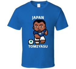 Takehiro Tomiyasu Japan World Cup 2022 Tecmo Player T Shirt