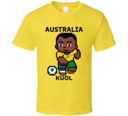 Garang Kuol Australia World Cup 2022 Tecmo Player T Shirt