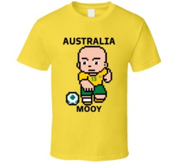 Aaron Mooy Australia World Cup 2022 Tecmo Player T Shirt