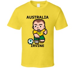 Jackson Irvine Australia World Cup 2022 Tecmo Player T Shirt