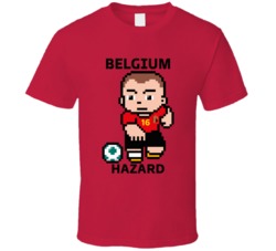 Thorgan Hazard Belgium World Cup 2022 Tecmo Player T Shirt