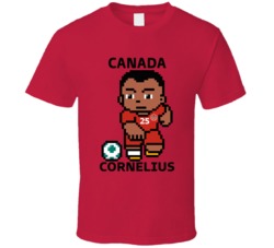 Derek Cornelius Canada World Cup 2022 Tecmo Player T Shirt