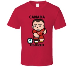 Jonathan Osorio Canada World Cup 2022 Tecmo Player T Shirt
