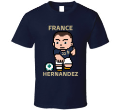 Theo Hernandez France World Cup 2022 Tecmo Player T Shirt