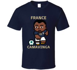 Eduardo Camavinga France World Cup 2022 Tecmo Player T Shirt
