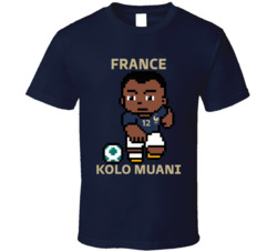 Randal Kolo Muani France World Cup 2022 Tecmo Player T Shirt