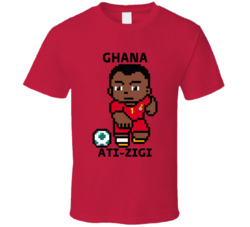 Lawrence Ati-zigi Ghana World Cup 2022 Tecmo Player T Shirt