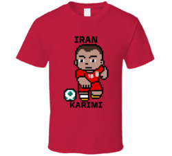 Ali Karimi Iran World Cup 2022 Tecmo Player T Shirt
