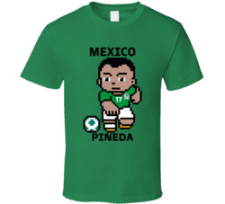 Orbelin Pineda Mexico World Cup 2022 Tecmo Player T Shirt