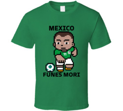 Rogelio Funes Mori Mexico World Cup 2022 Tecmo Player T Shirt