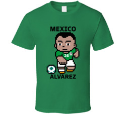 Kevin Alvarez Mexico World Cup 2022 Tecmo Player T Shirt