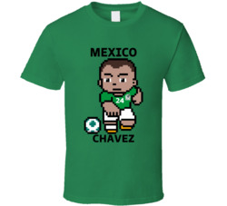 Luis Chavez Mexico World Cup 2022 Tecmo Player T Shirt