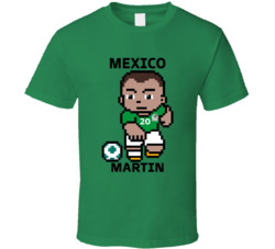 Henry Martin Mexico World Cup 2022 Tecmo Player T Shirt