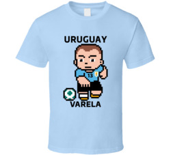 Guillermo Varela Uruguay World Cup 2022 Tecmo Player T Shirt