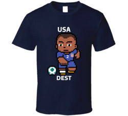 Sergino Dest Usa World Cup 2022 Tecmo Player T Shirt