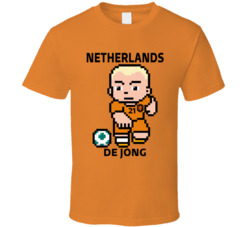 Frenkie De Jong Netherlands World Cup 2022 Tecmo Player T Shirt