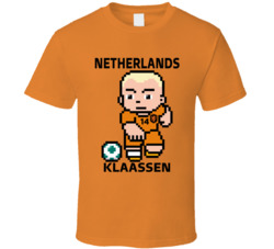 Davy Klaassen Netherlands World Cup 2022 Tecmo Player T Shirt