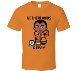 Memphis Depay Netherlands World Cup 2022 Tecmo Player T Shirt