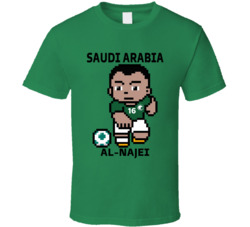 Sami Al-najei Saudi Arabia World Cup 2022 Tecmo Player T Shirt