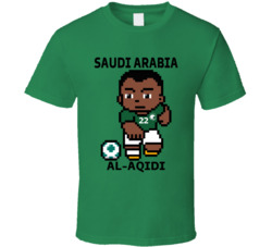 Nawaf Al-aqidi Saudi Arabia World Cup 2022 Tecmo Player T Shirt