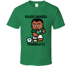 Hassan Tambakti Saudi Arabia World Cup 2022 Tecmo Player T Shirt