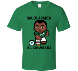 Nasser Al-dawsari Saudi Arabia World Cup 2022 Tecmo Player T Shirt
