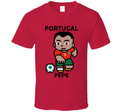 Pepe Portugal World Cup 2022 Tecmo Player T Shirt