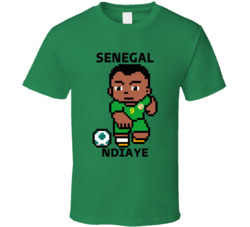 Iliman Ndiaye Senegal World Cup 2022 Tecmo Player T Shirt