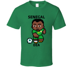 Boulaye Dia Senegal World Cup 2022 Tecmo Player T Shirt