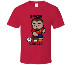 Eric Garcia Spain World Cup 2022 Tecmo Player T Shirt