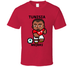Hannibal Mejbri Tunisia World Cup 2022 Tecmo Player T Shirt