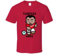 Ali Abdi Tunisia World Cup 2022 Tecmo Player T Shirt