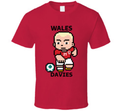 Adam Davies Wales World Cup 2022 Tecmo Player T Shirt