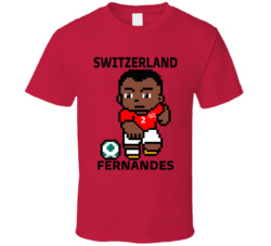 Edimilson Fernandes Switzerland World Cup 2022 Tecmo Player T Shirt