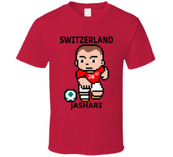 Ardon Jashari Switzerland World Cup 2022 Tecmo Player T Shirt