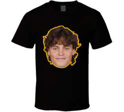 Jackson Edward Boston Hockey Fan Big Head T Shirt