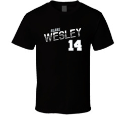 Blake Wesley 14 Favorite Player San Antonio Basketball Fan T Shirt