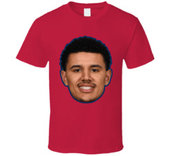 Johnny Davis Washington Basketball Fan Big Head T Shirt