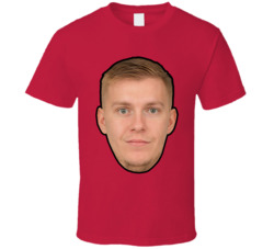 Alexander Pelevin Carolina Hockey Fan Big Head T Shirt