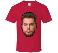 Gleb Trikozov Carolina Hockey Fan Big Head T Shirt