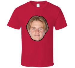 Simon Forsmark Carolina Hockey Fan Big Head T Shirt