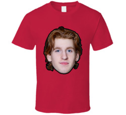 Sam Rinzel Chicago Hockey Fan Big Head T Shirt