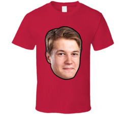 Riku Tohila Chicago Hockey Fan Big Head T Shirt