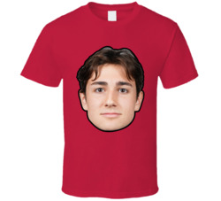 Dominic James Chicago Hockey Fan Big Head T Shirt