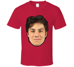 Frank Nazar Chicago Hockey Fan Big Head T Shirt